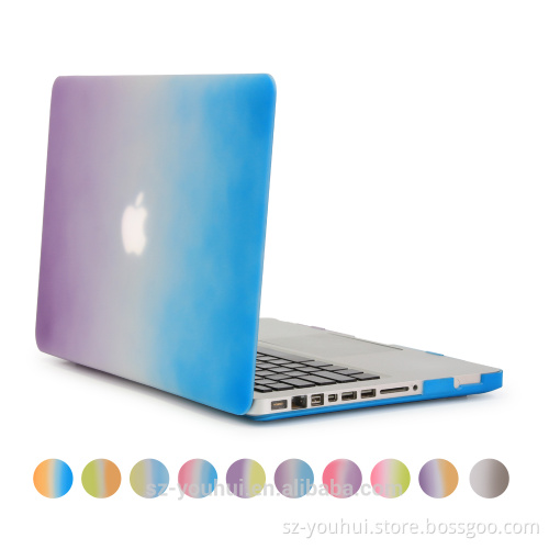 Factory Outlet Gradient Color Ultra Slim Matte Case Hard Cover Shell for Macbook Pro 15.4"